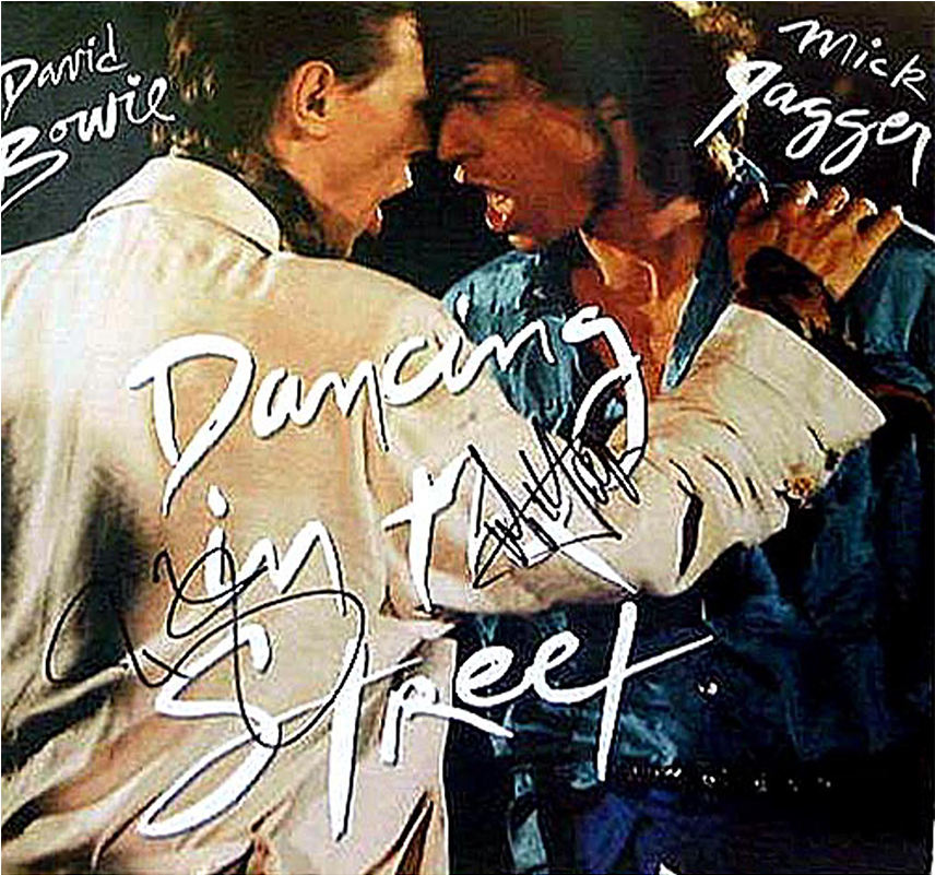 Totally Random Tune At Noon David Bowie And Mick Jagger - Dancing In The Street Single (1240x800), Png Download