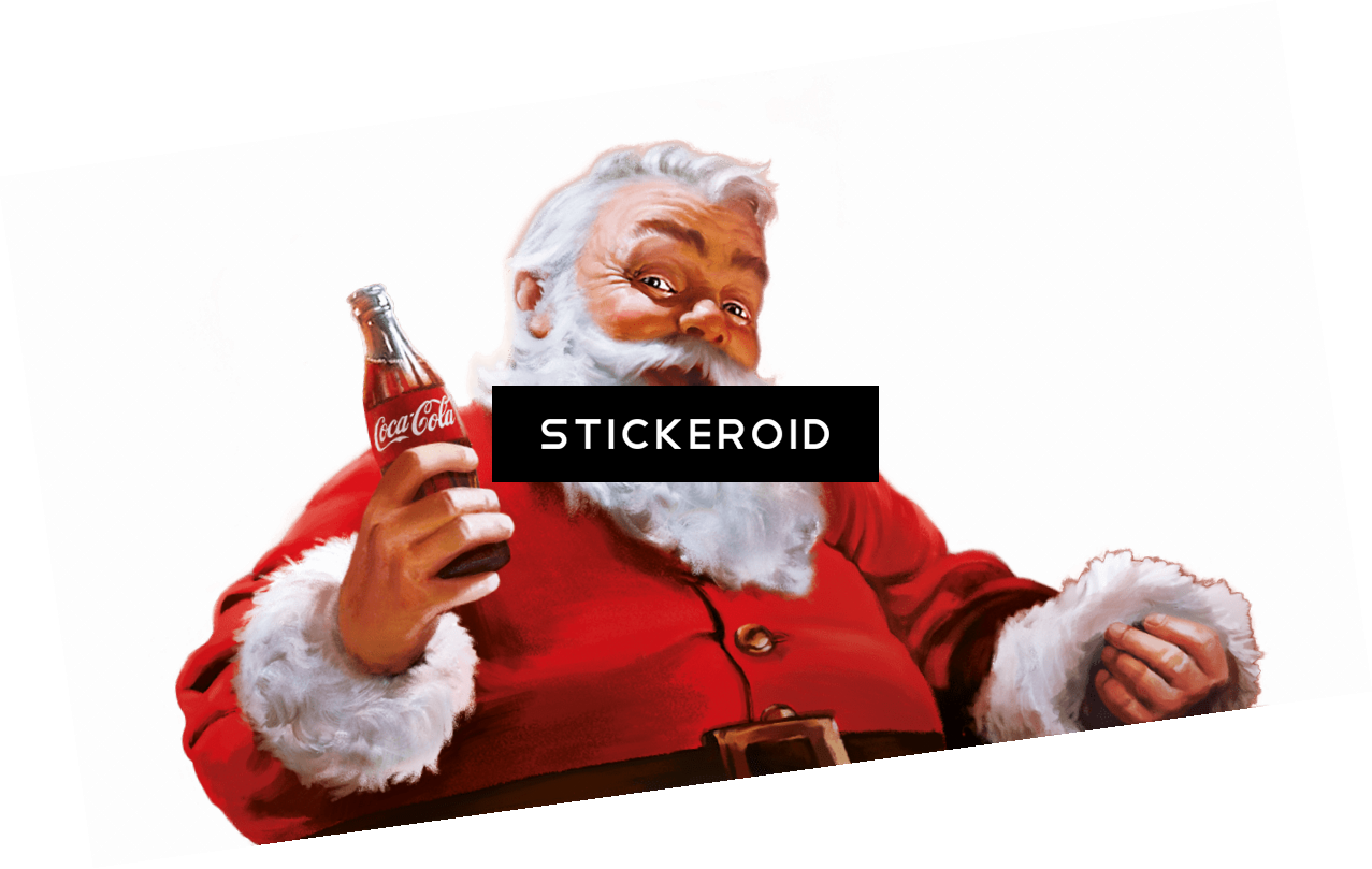 Santa Claus - Santa Cocacola (1277x809), Png Download