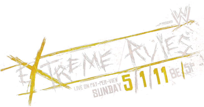 Extreme Rules 2011 Logo - Wwe Extreme Rules 2011 Poster (800x485), Png Download