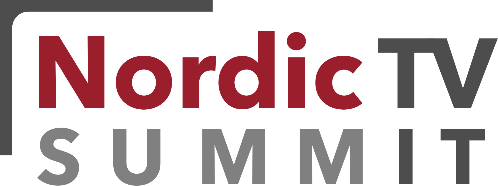 Nordic Tv Summit Logo (1736x648), Png Download