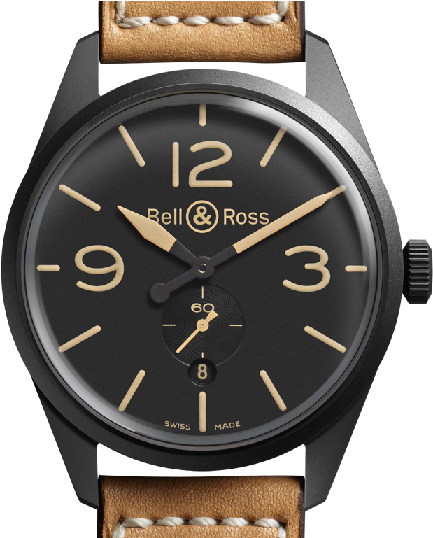 Bell Ross - Bell & Ross Vintage Heritage (704x768), Png Download