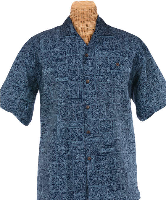 Newt's Retro-print Aloha Shirt With A Hawaiian Quilt (560x720), Png Download