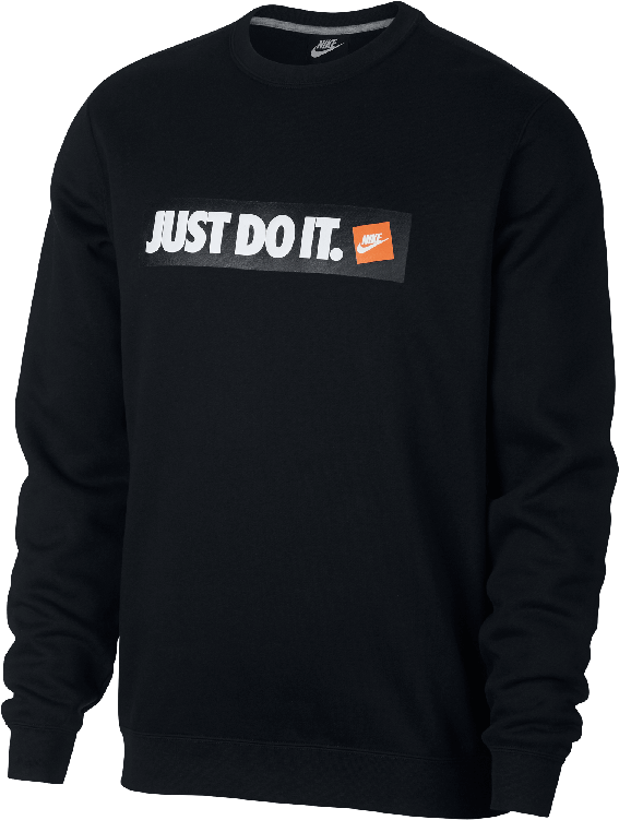 Nike Just Do It Logo Sweatshirt (750x750), Png Download