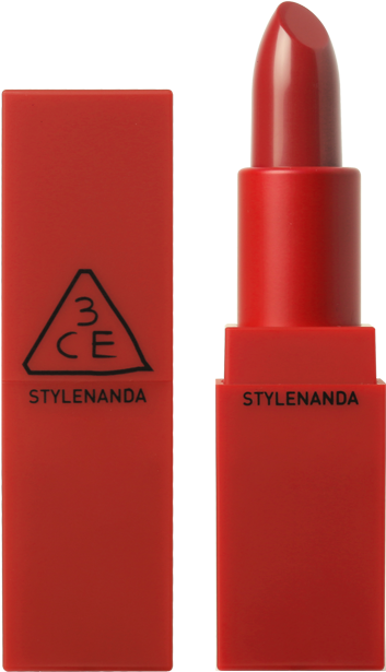 3ce Red Recipe Lip Color - 3ce Lipstick Png (700x700), Png Download
