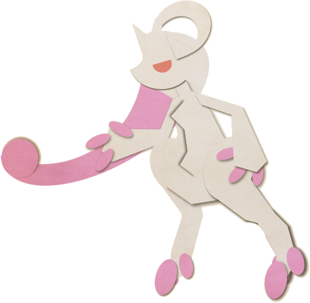 Mewtwo Y , - Cartoon (640x624), Png Download