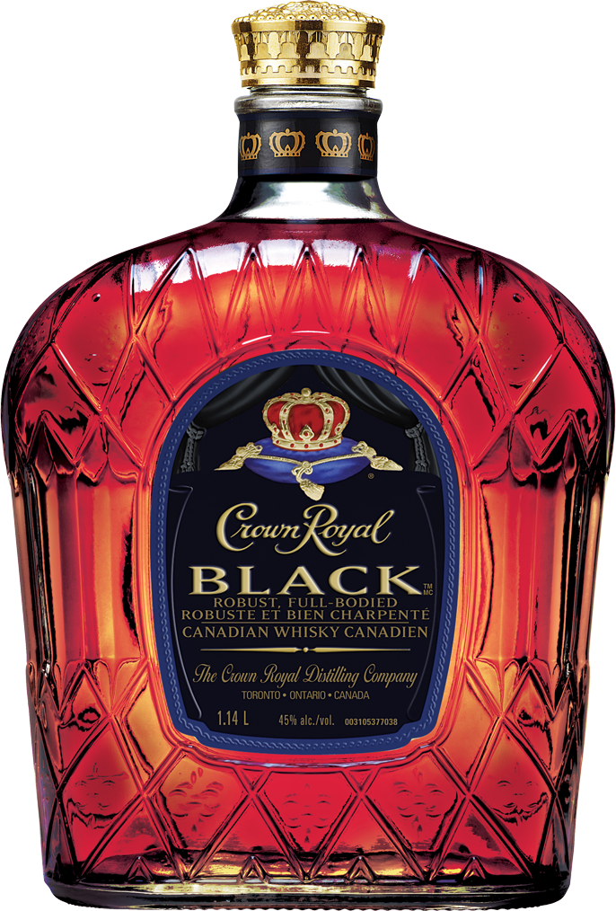 Crown Royal Black Canadian Whisky (686x1014), Png Download