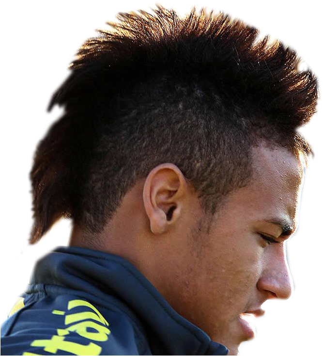 Publicado Por Agustin Techera En - Neymar Football Player Hairstyle (700x735), Png Download