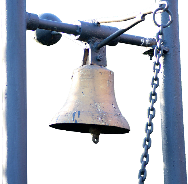 Bell, Isolated, Ring, Metal, Church Bell, Sound, People - Bell (960x640), Png Download