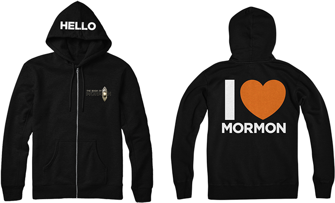 Book Of Mormon Hoodie (750x750), Png Download