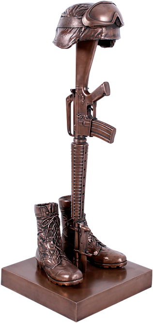 07 0139060000 Fallen Soldier Bronze - Fallen Soldier Memorial (700x700), Png Download