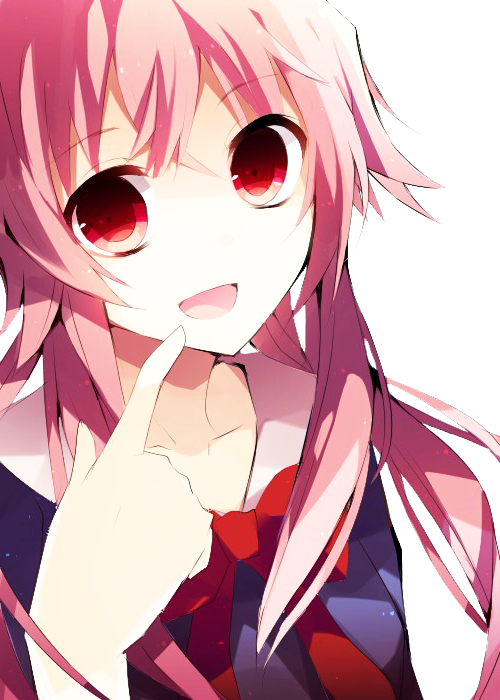 Anime, Mirai Nikki, And Manga Image - Mirai Nikki Yuno Gasai Kawaii (500x700), Png Download