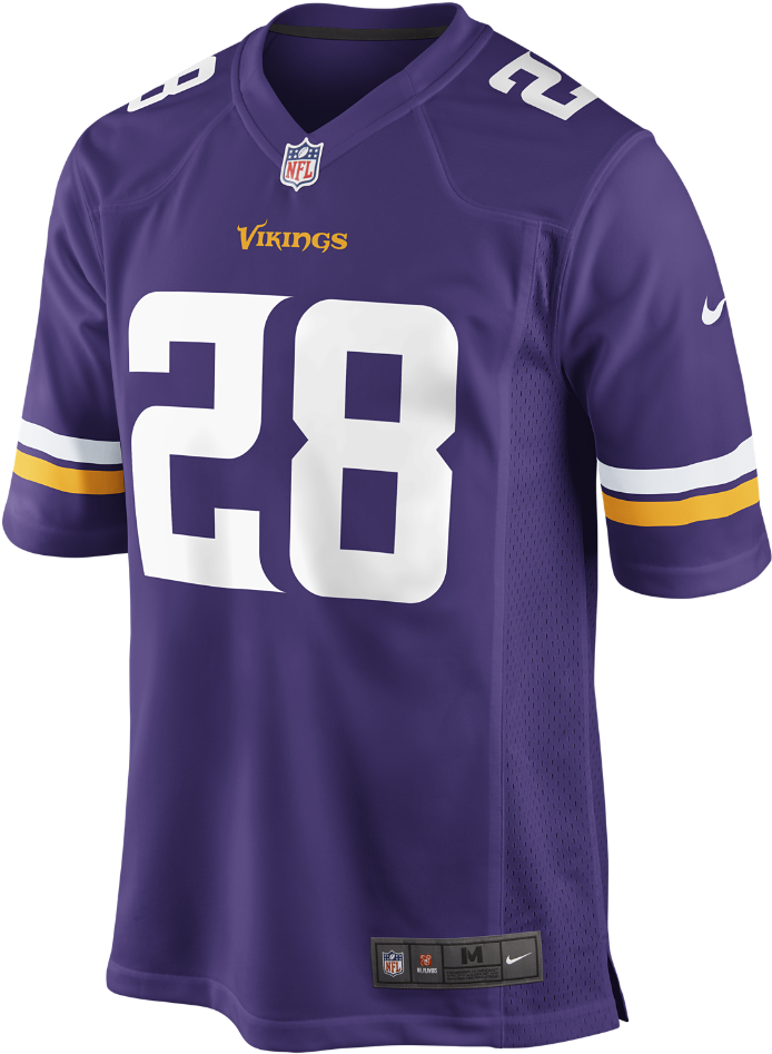 Nike Nfl Minnesota Vikings Men's Football Home Game (1000x1000), Png Download