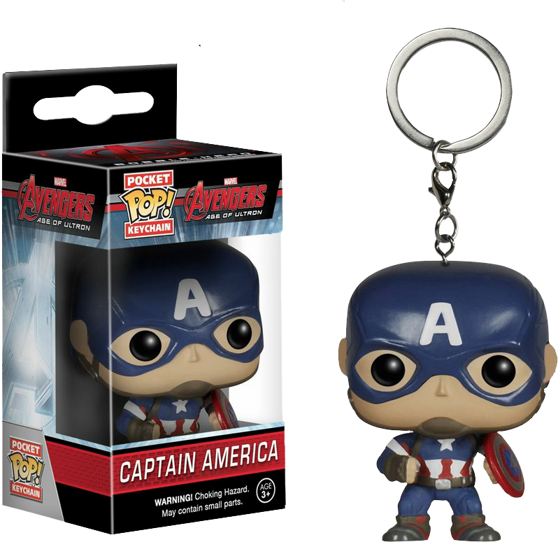 Captain America-avengers Age Of Ultron Jcvariety307 - Pocket Pop Keychain Captain America (810x791), Png Download