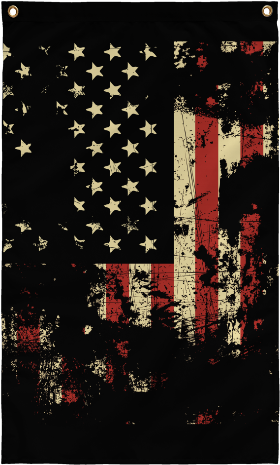 Distressed American Flag Banner - American Flag Hoodie (1024x1024), Png Download