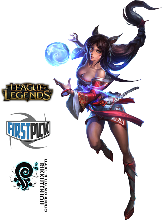 League Of Legends - Ahri League Of Legend Png (587x769), Png Download