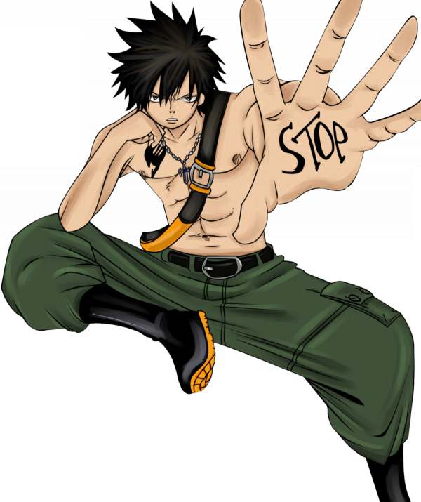Fairy Tail - Fairy Tail Gray Png (600x715), Png Download