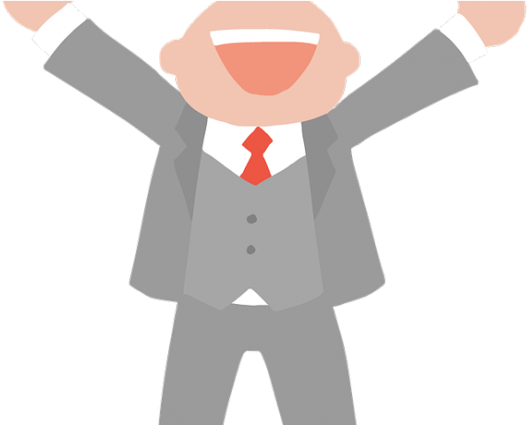 Customer Clipart Happy Employee - Happy In Work Transparent (640x480), Png Download