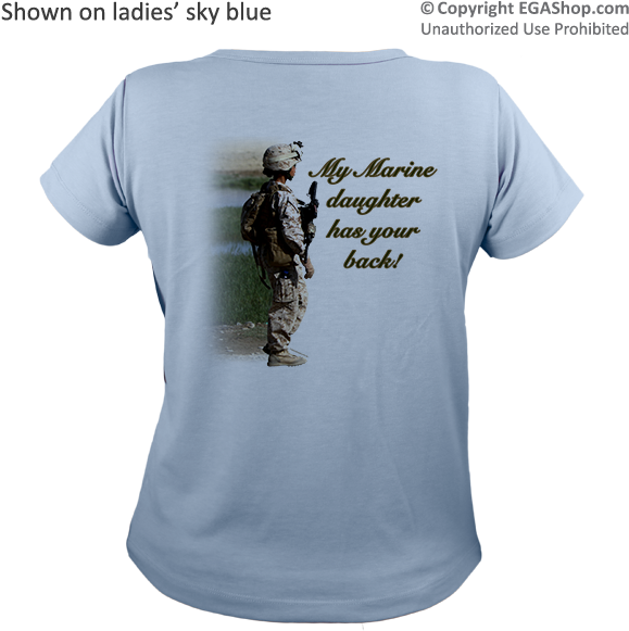 My Marine Has Your Back - My Marine Daughter Is Shipping Out (600x600), Png Download