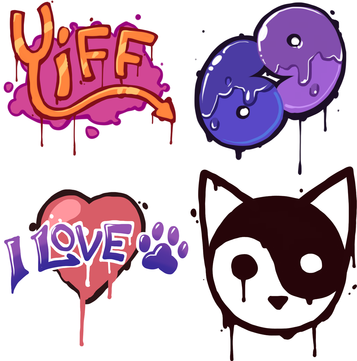 Free Graffiti By Wolfy Nail (1280x1280), Png Download