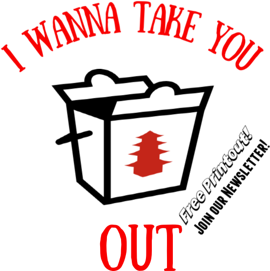 Take Out Pun Free Valentines Day Printable/ The Ultimate - Valentine's Day (564x605), Png Download