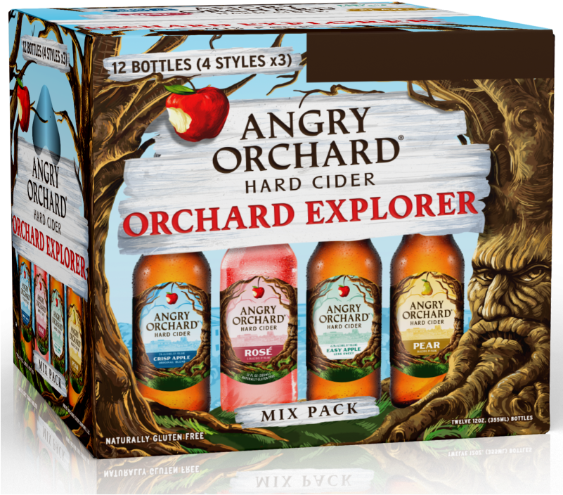 Orchard Explorer Mix Pack - Angry Orchard Orchard Explorer (800x776), Png Download
