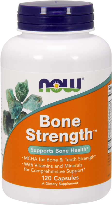 Bone Strength™ Capsules - Now Foods Bone Strength 240 Caps (516x880), Png Download