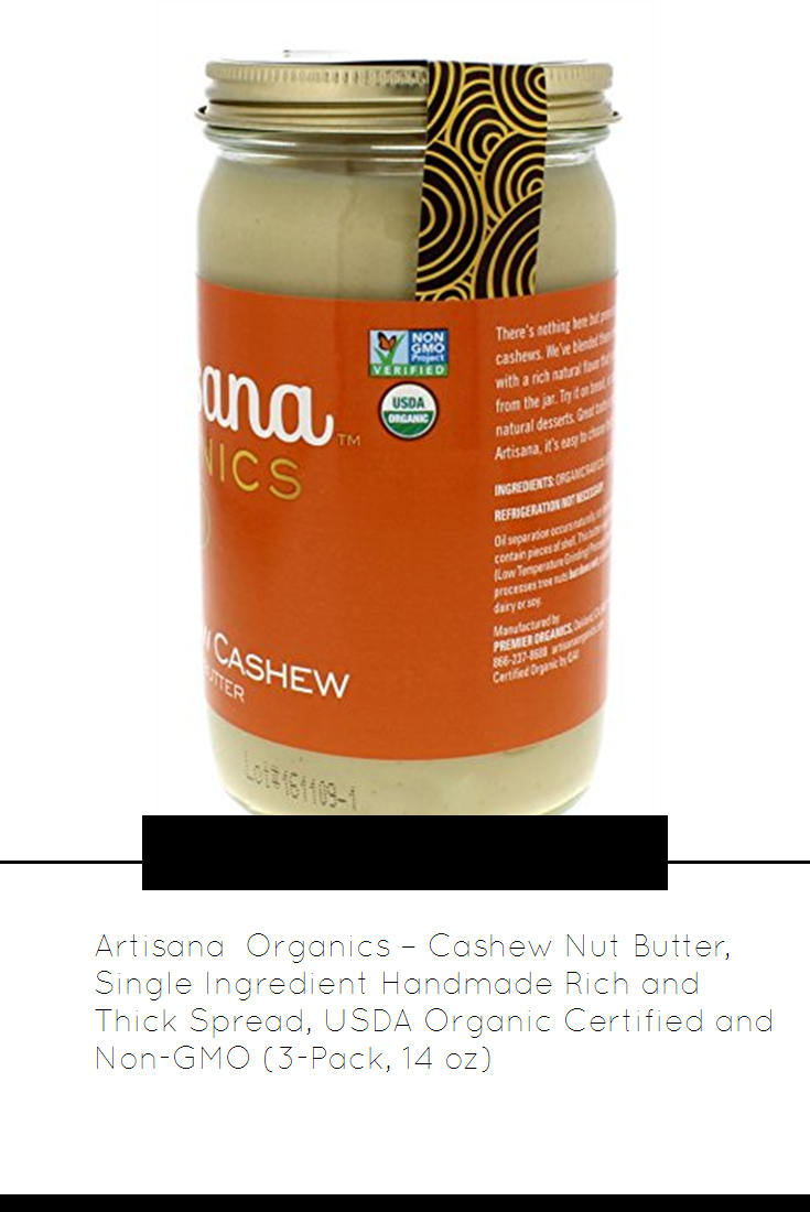 Artisana Organics Cashew Nut Butter, Single Ingredient - Artisana - Raw Pecan - 8 Oz. (735x1100), Png Download