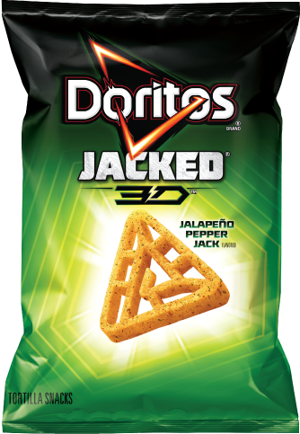 Doritos Jacked 3d Jalapeno Pepper Jack - Doritos Jacked 3d (334x483), Png Download