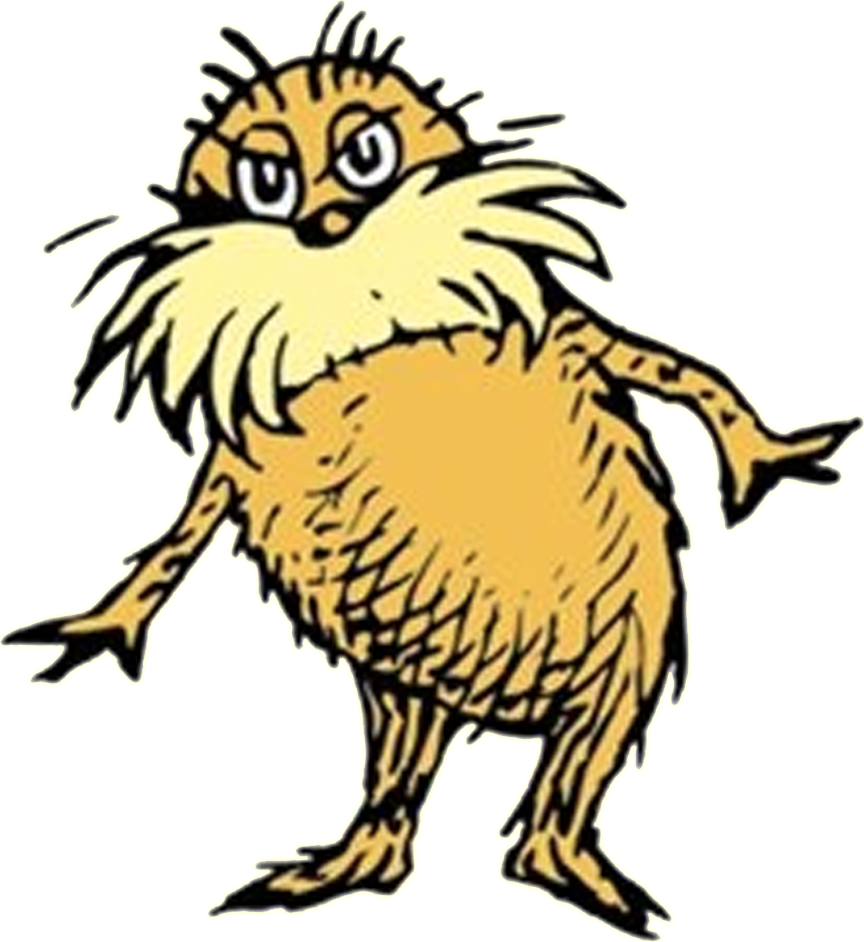 Lorax1 - Dr Seuss Lorax Clip Art (864x942), Png Download