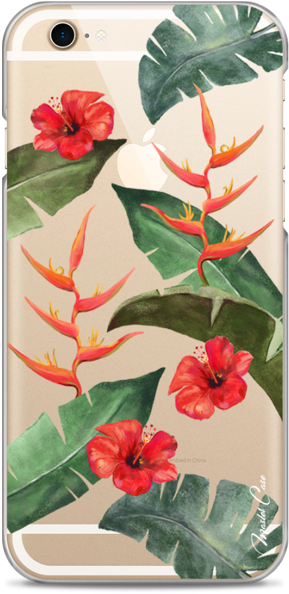 Coque Iphone 6plus/6splus Tropical Watercolor Design - Iphone 6s (1230x900), Png Download