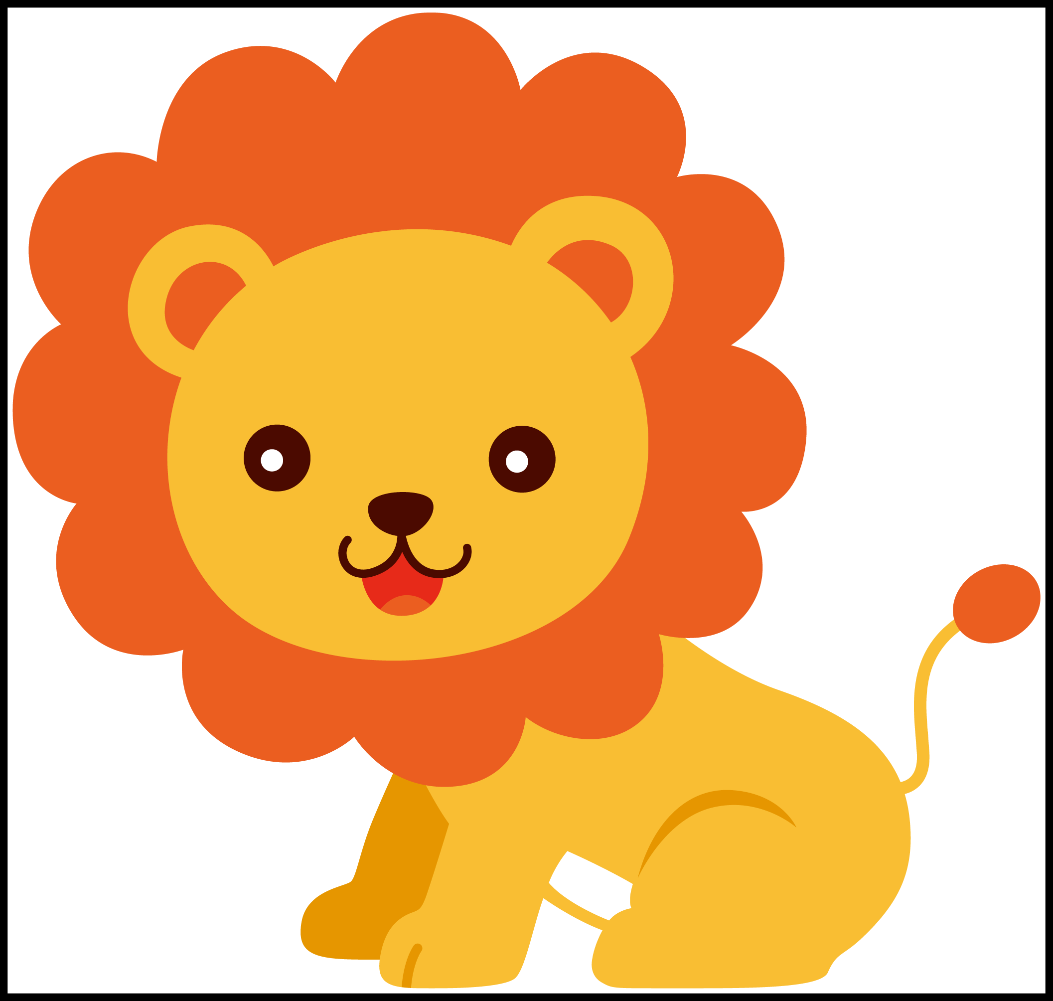 Jpg Stock Jpg Transparent Download Techflourish Collections - Cute Lion Clipart (2113x2008), Png Download
