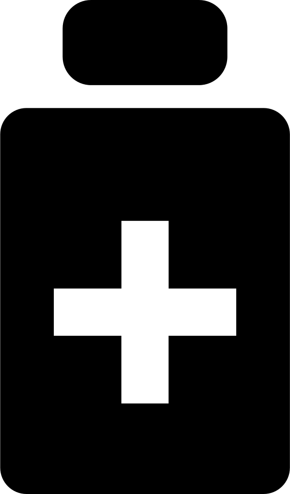 Medicine Bottle - - Plano De Saude Icon (576x980), Png Download