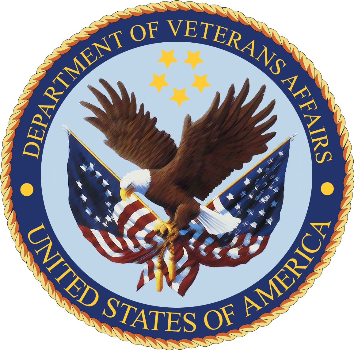 Us Deptofveteransaffairs Seal Large (1200x1200), Png Download