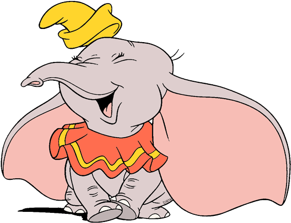 Dumbo-happy - Dumbo Clipart Png (600x454), Png Download