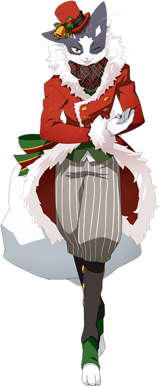 Nyanta Sng Christmas - Baidu Baike (640x800), Png Download