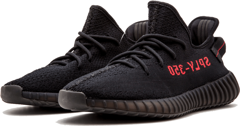 Yeezy Boost 350 V2 "bred" (1000x600), Png Download