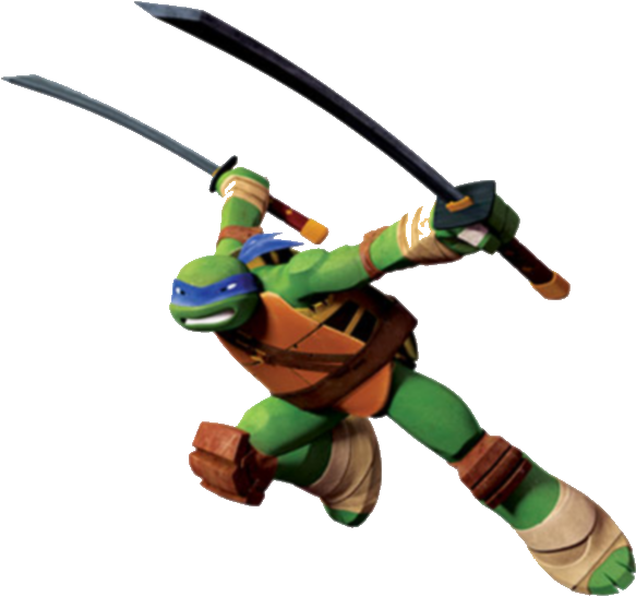Leon - Nickelodeon Teenage Mutant Ninja Turtles Leonardo (681x600), Png Download