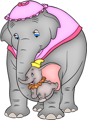 Por Rosario El Vie 28 Jun - Dumbo (417x500), Png Download