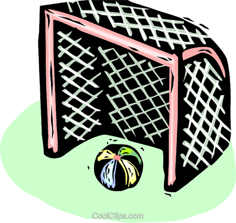 Soccer Goal Net Royalty Free Vector Clip Art Illustration - Soccer Net Clip Art (480x455), Png Download