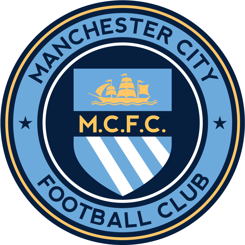 Manchester City Fc - New York City Fc Logo Pin (1000x1000), Png Download