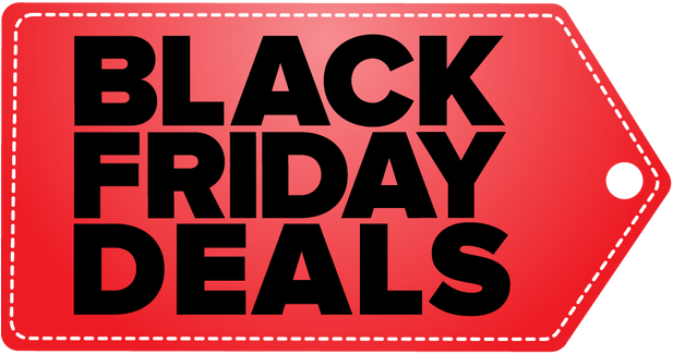 Black Friday Sale Png Clip Art Free - Black Friday Deals Png (616x347), Png Download