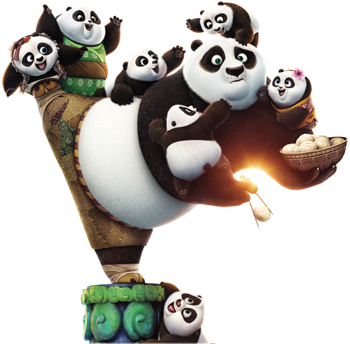 Kung Fu Panda 3 Png - Fondos De Pantalla De Kung Fu Panda (500x491), Png Download