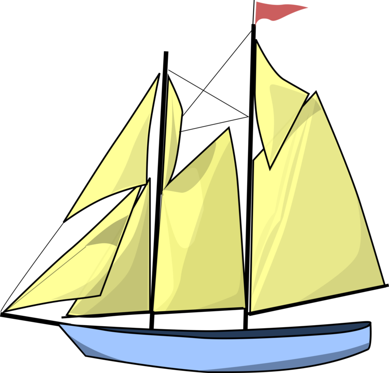 Sailboat Sailing Ship Yacht - Sailboat Clip Art (781x750), Png Download