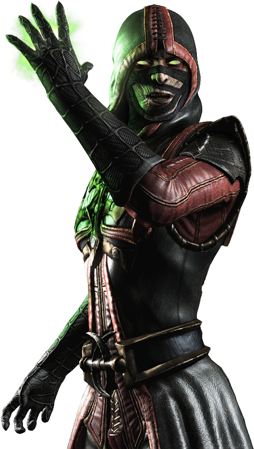 Ermac Mkx Mortal Kombat X Tournament Costume Skin Render - Mkx Scorpion Vs Ermac (581x976), Png Download