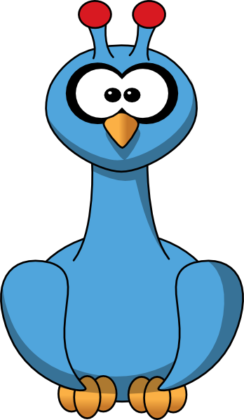 Peacock Svg Clip Arts 348 X 599 Px (348x599), Png Download