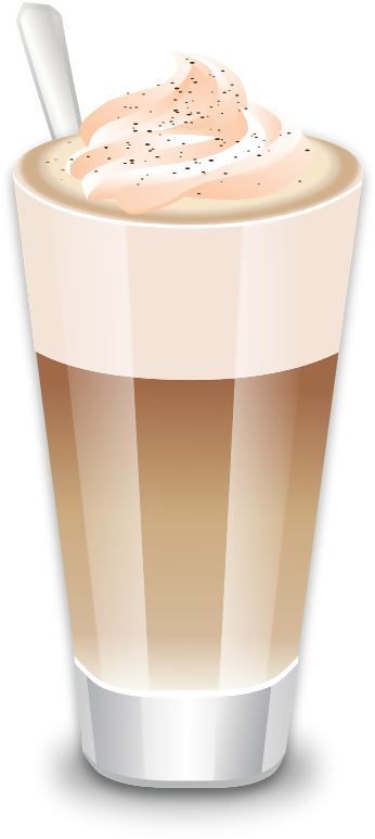 Ice Coffee Clipart (368x800), Png Download