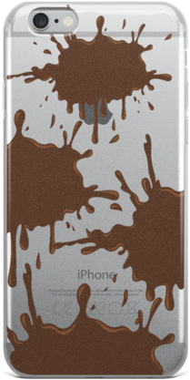 Dirt Splatter Iphone Case - Worthy Poetry: First Mud (500x500), Png Download