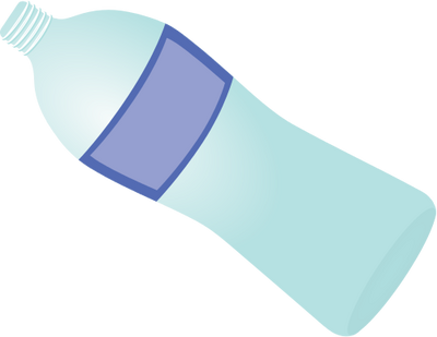 Ian Symbol Plastic Bottle 2 - Easy Plastic Bottle Drawing (400x309), Png Download