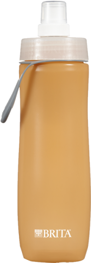 Bottle Orange - Brita 20 Ounce Sport Water Bottle With 1 Filter Bpa (600x600), Png Download