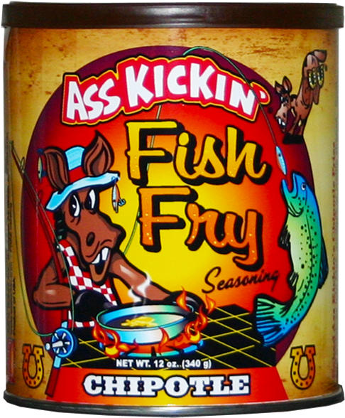 Ass Kickin' Chipotle Fish Fry - Ass Kickin' Chipotle Fish Fry Seasoning (600x600), Png Download